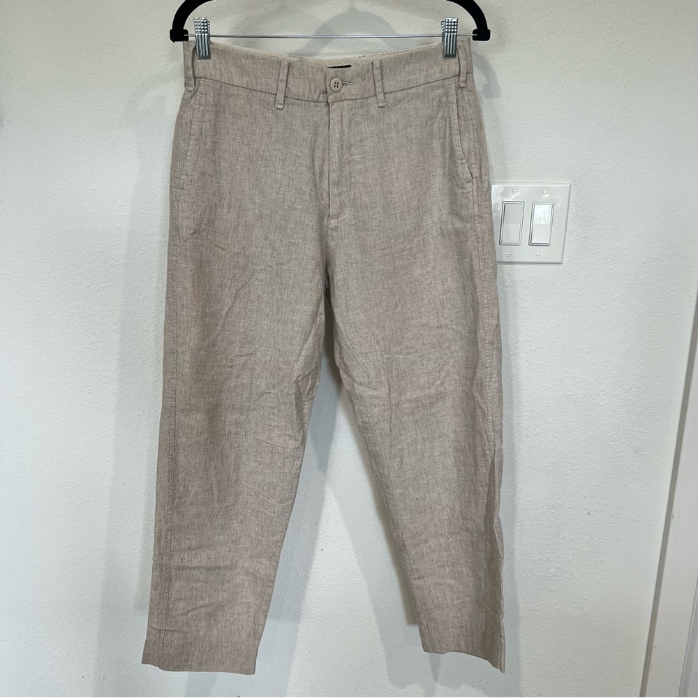 ABERCROMBIE & FITCH • loose fit linen and Cotten blend pants